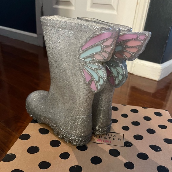 Glitter toddler Sophia Webster rain boots - Picture 2 of 3